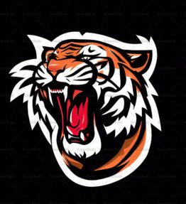 Brüllender Tiger